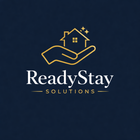 Elegant logo of ReadyStay Solutions